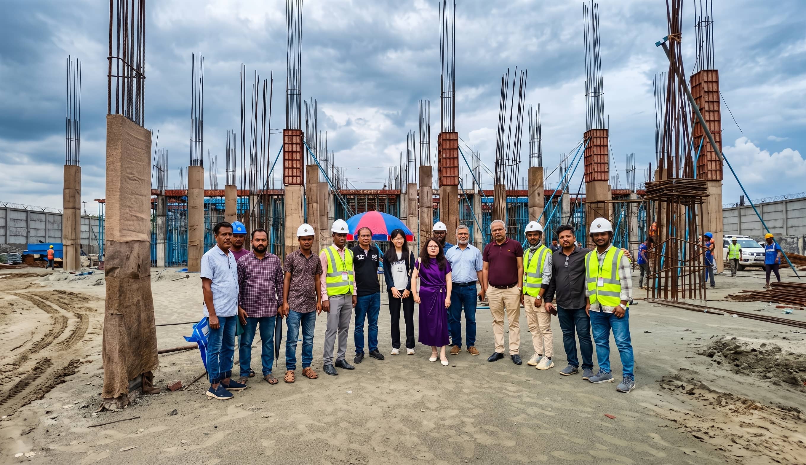 Supreme Quality Construction project team on site